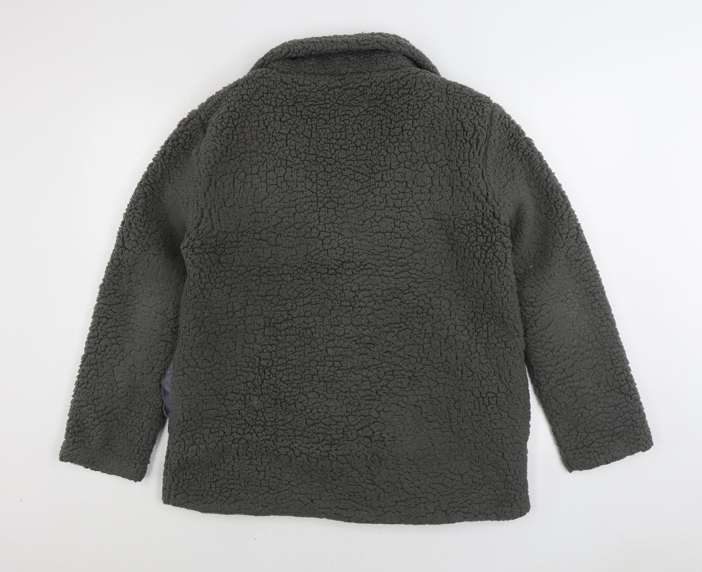Preworn Womens Grey Jacket Size L Button