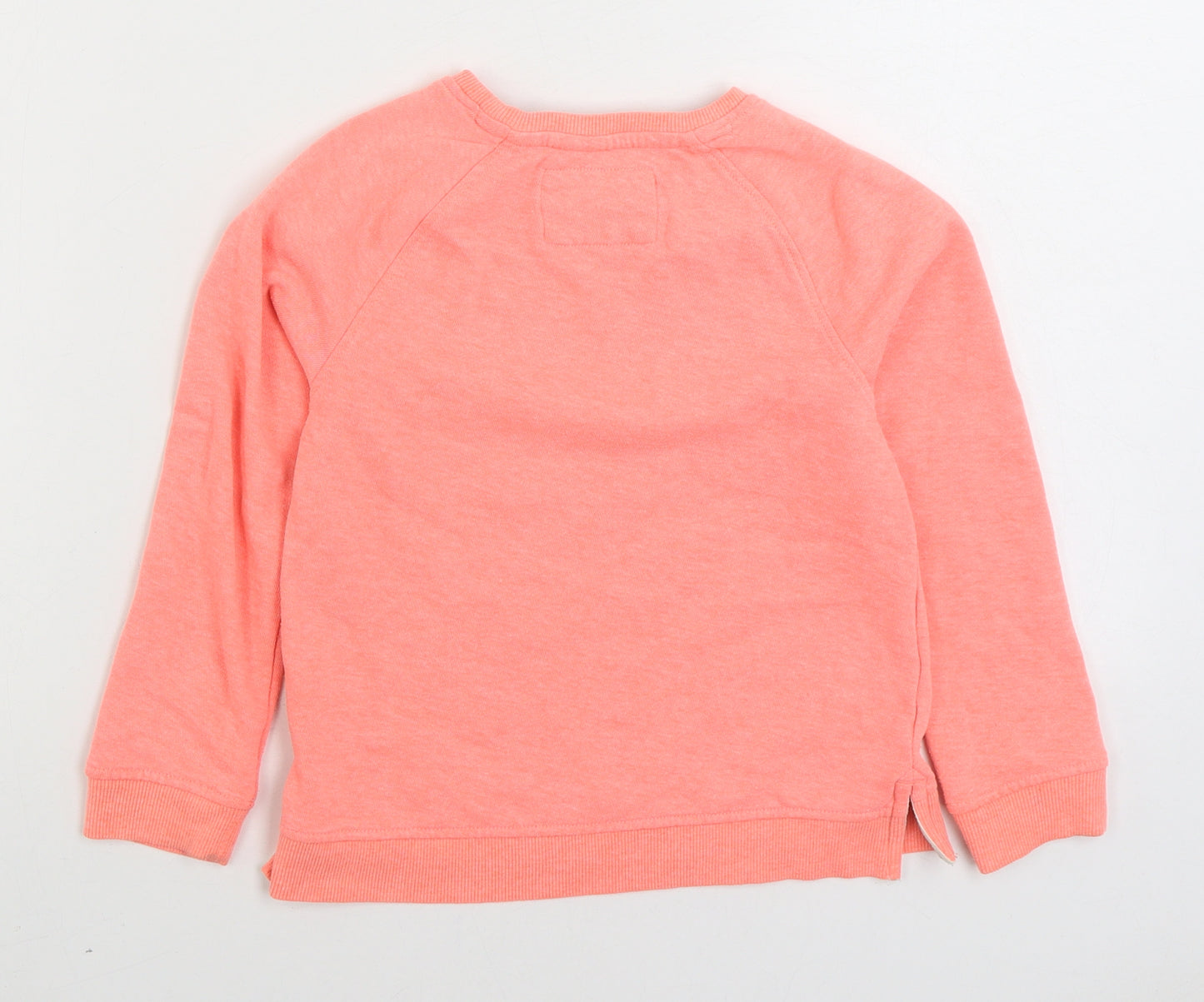 NEXT Girls Pink Cotton Pullover Sweatshirt Size 5-6 Years Pullover - Kindness is my super power