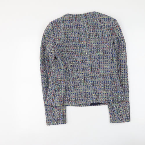 F&F Womens Blue Jacket Size 10 Zip