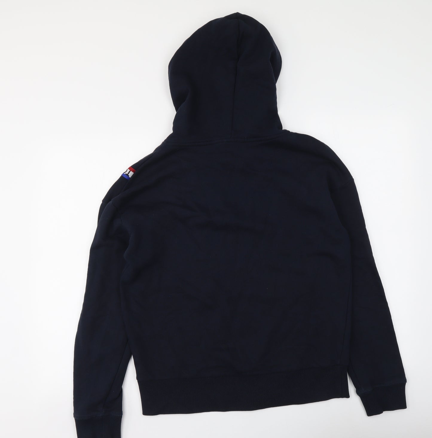 Tommy Hilfiger Mens Blue Cotton Pullover Hoodie Size L