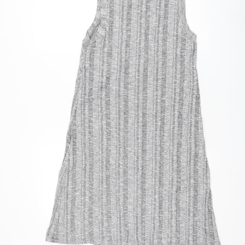 Gap Womens Grey Rayon Shift Size M Round Neck Pullover