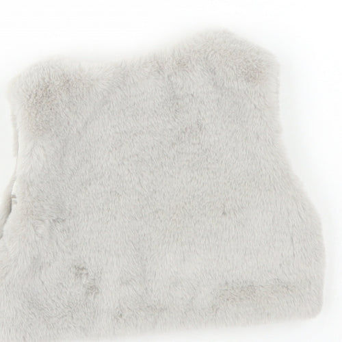 Primark Girls Grey Gilet Jacket Size 6-9 Months Button