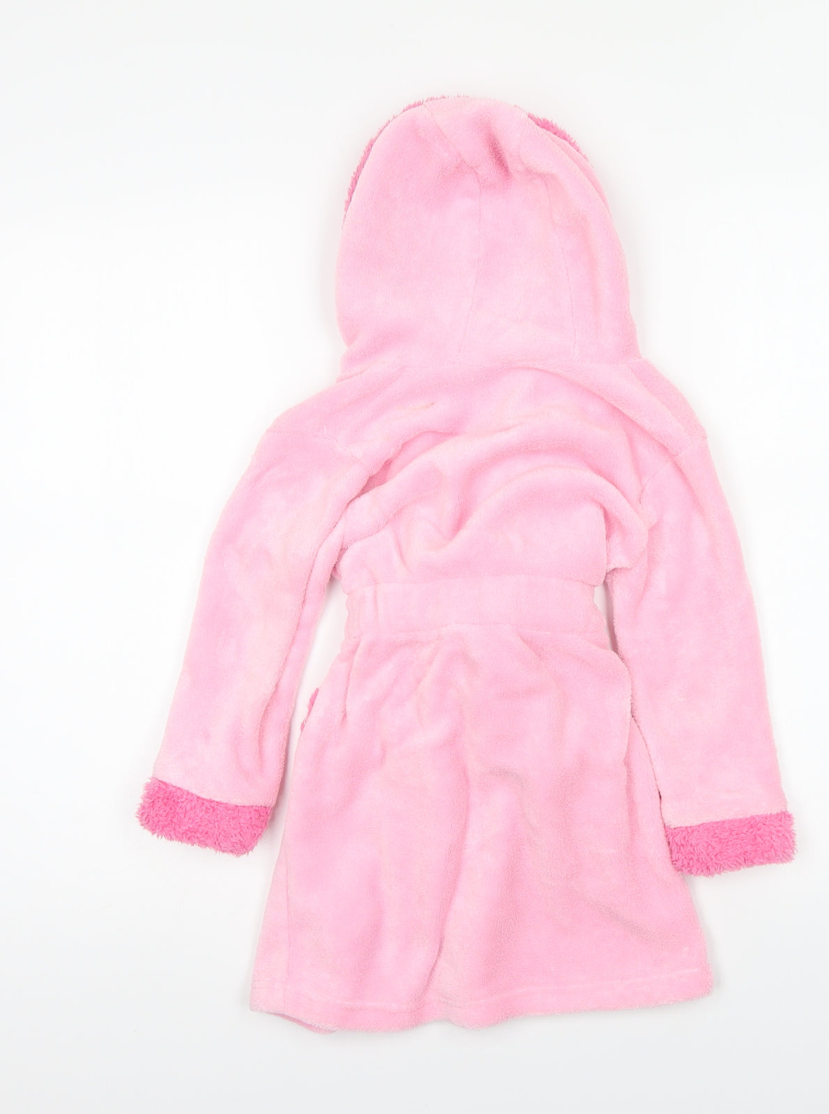 Nickelodeon Girls Pink Solid Polyester Top Gown Size 3-4 Years Drawstring - Paw Patrol