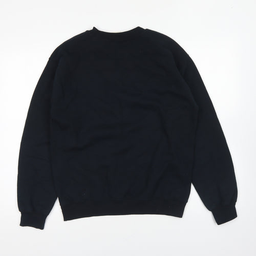 Gildan Womens Black Cotton Pullover Sweatshirt Size S Pullover - Bob Marley