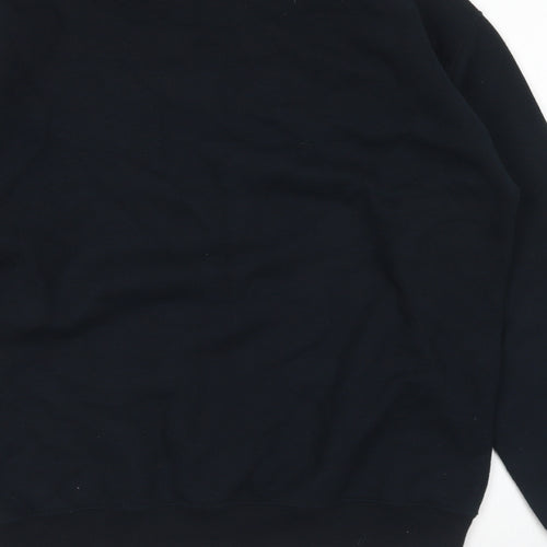Gildan Womens Black Cotton Pullover Sweatshirt Size S Pullover - Bob Marley
