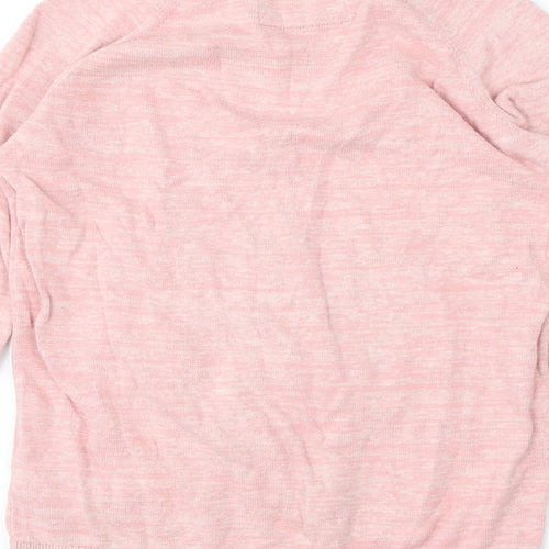 TU Girls Pink Crew Neck Cotton Pullover Jumper Size 13 Years - Dog