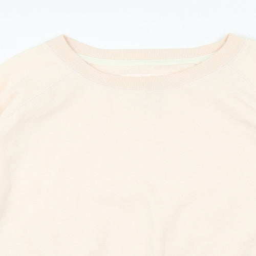 New Look Womens Pink Polyester Pullover Sweatshirt Size 12
