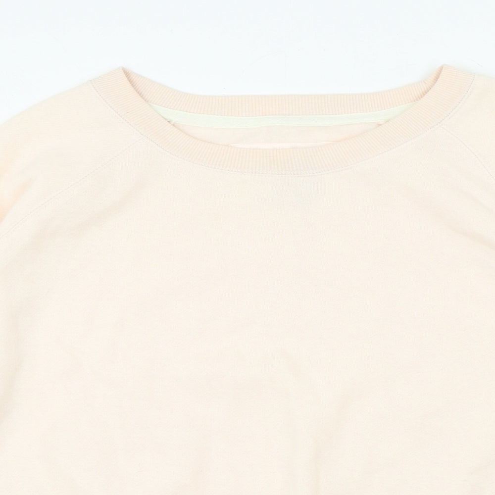 New Look Womens Pink Polyester Pullover Sweatshirt Size 12