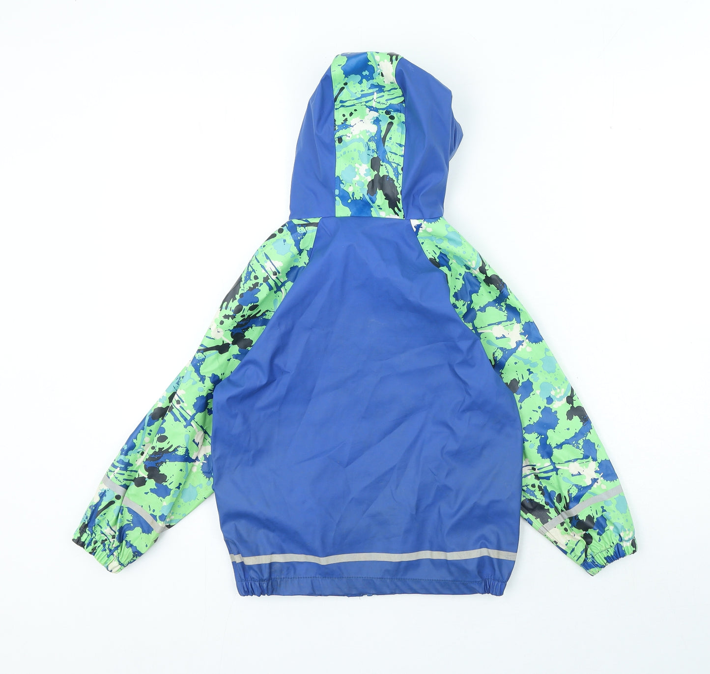 Lupilu Boys Blue Camouflage Anorak Coat Size 4-5 Years Zip