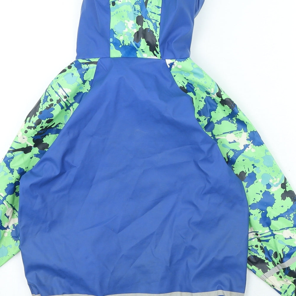 Lupilu Boys Blue Camouflage Anorak Coat Size 4-5 Years Zip