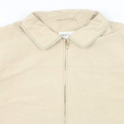 EWM Pure Classics Womens Beige Jacket Size 20 Zip