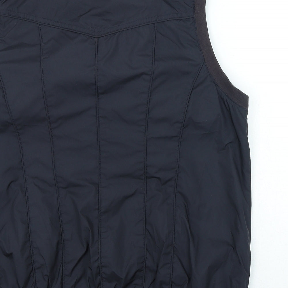 Per Una Womens Blue Gilet Jacket Size L Zip