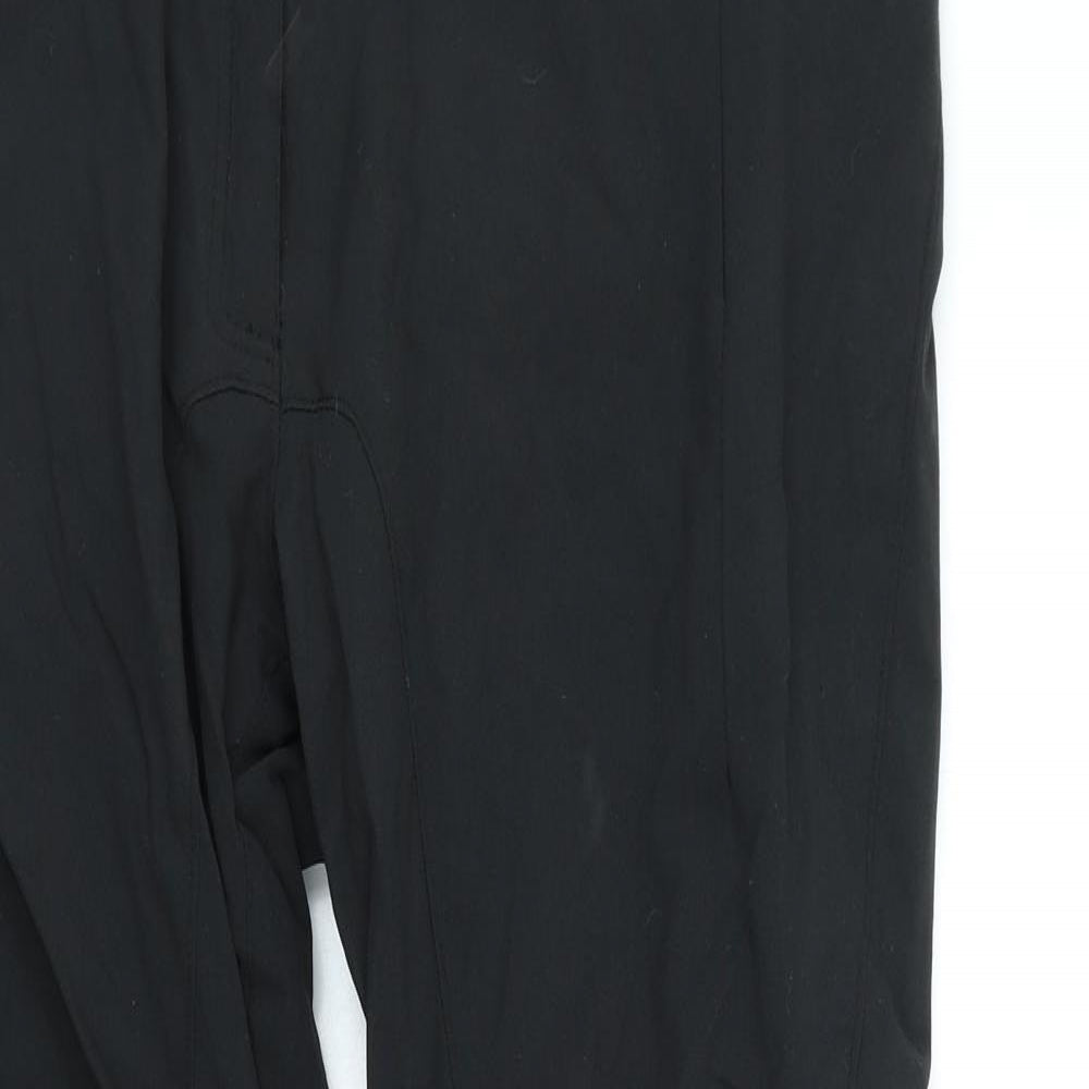 Spaoa Macna Mens Black Polyacrylate Fibre Snow Pants Trousers Size S L30 in Regular Zip - Knee Pads
