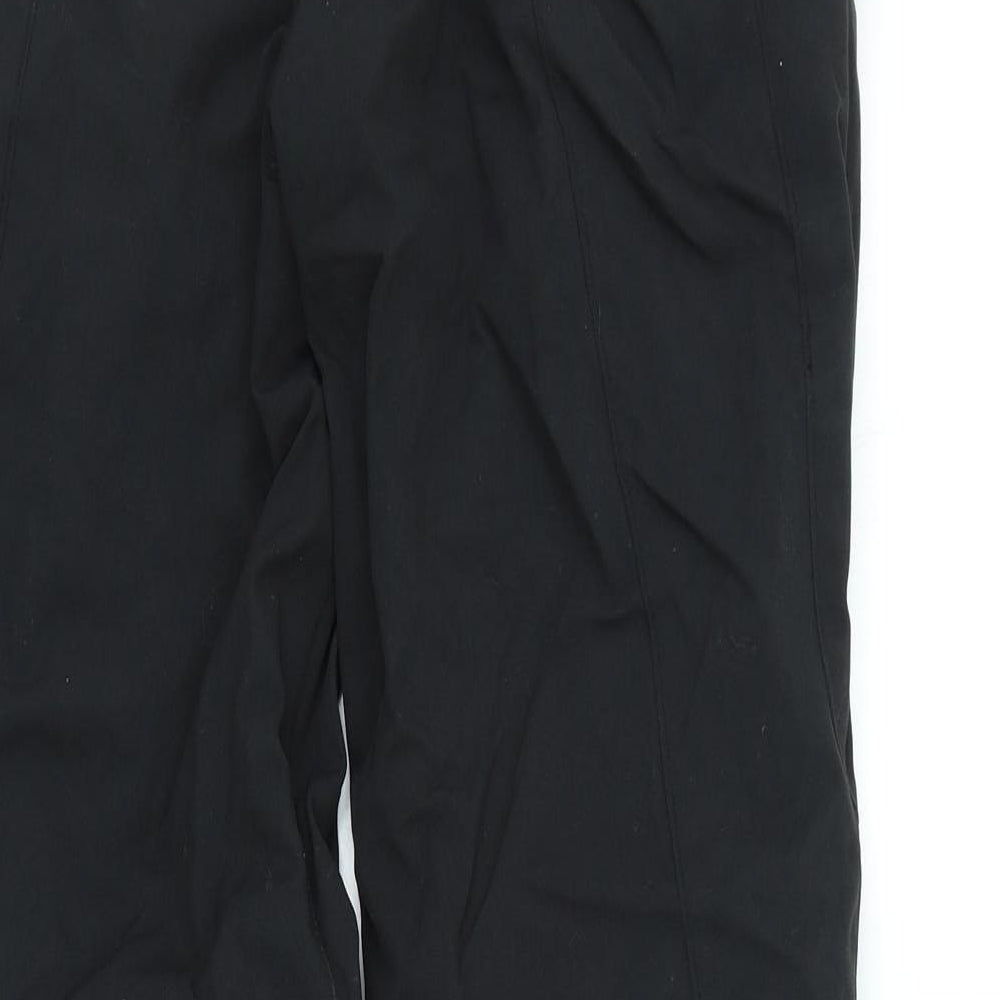 Spaoa Macna Mens Black Polyacrylate Fibre Snow Pants Trousers Size S L30 in Regular Zip - Knee Pads