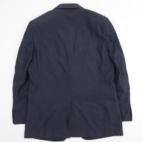 Marks and Spencer Mens Blue Polyester Jacket Suit Jacket Size M