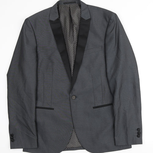 NEXT Mens Grey Polyester Blazer