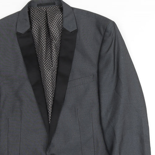 NEXT Mens Grey Polyester Blazer