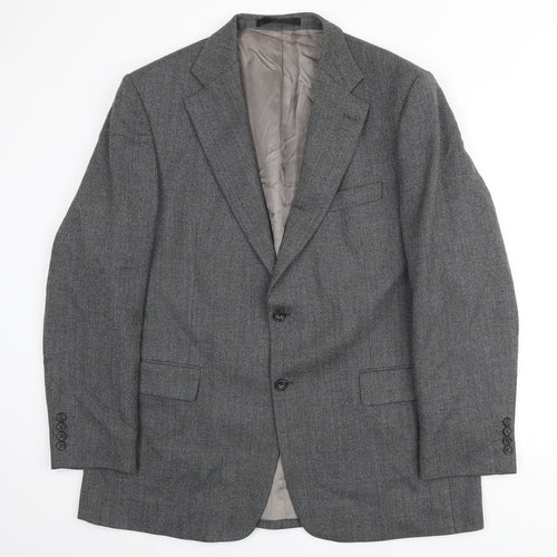 Marks and Spencer Mens Black Wool Blazer