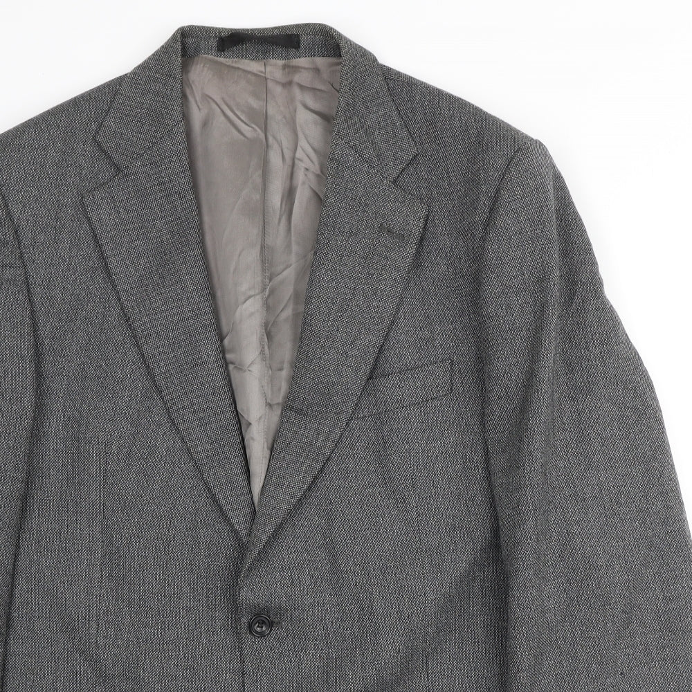 Marks and Spencer Mens Black Wool Blazer