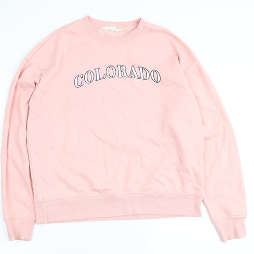 Primark Womens Pink Cotton Pullover Sweatshirt Size XS Pullover - Colorado