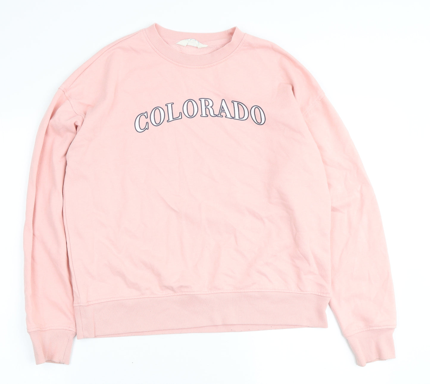 Primark Womens Pink Cotton Pullover Sweatshirt Size XS Pullover - Colorado