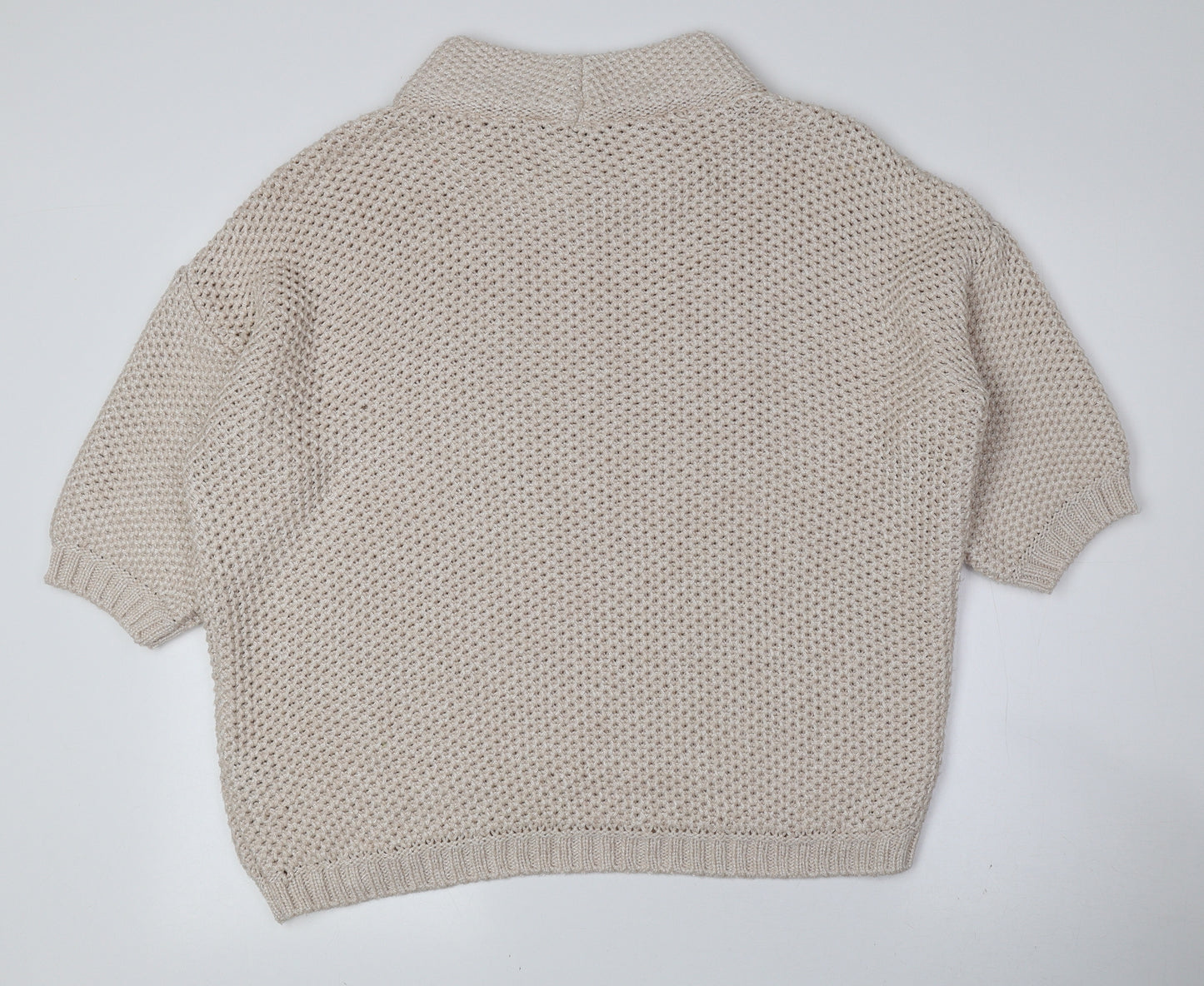Per Una Womens Pink High Neck Acrylic Pullover Jumper Size 18