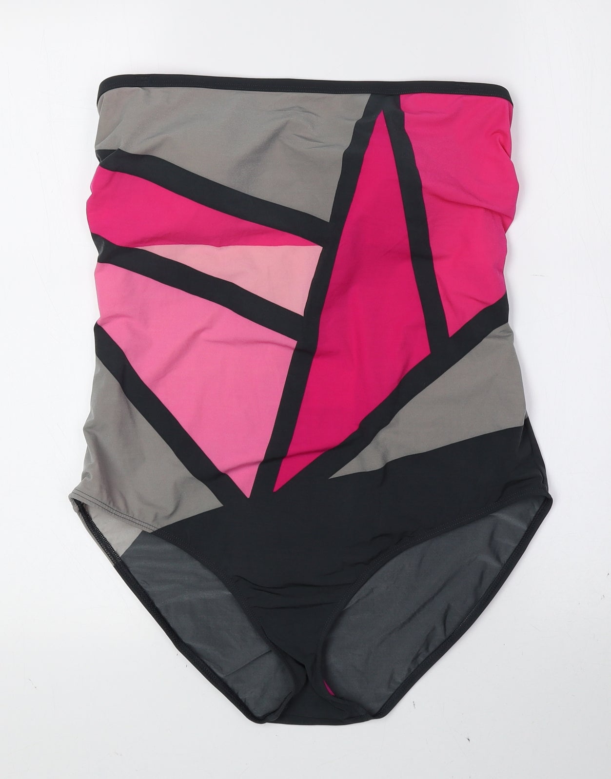 Marks and Spencer Womens Multicoloured Geometric Polyamide One Piece Size 18