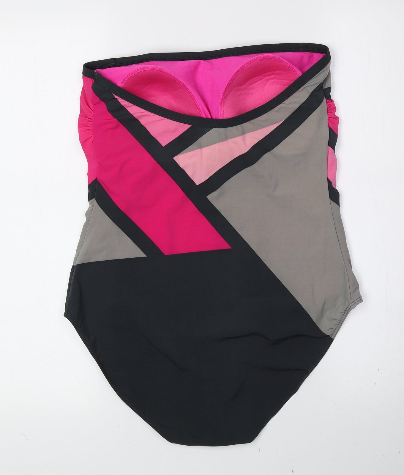 Marks and Spencer Womens Multicoloured Geometric Polyamide One Piece Size 18