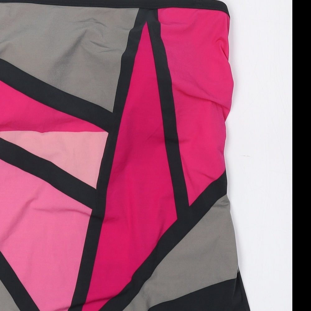 Marks and Spencer Womens Multicoloured Geometric Polyamide One Piece Size 18