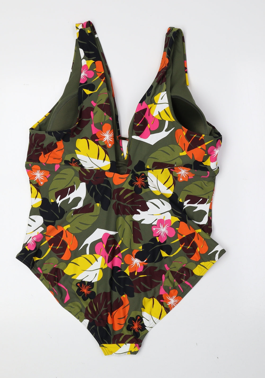 Marks and Spencer Womens Multicoloured Floral Polyester One Piece Size 24
