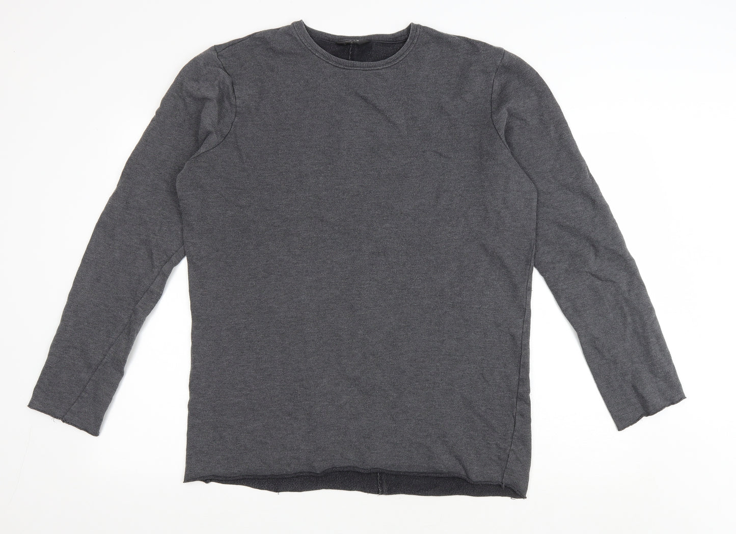NEUW Mens Grey Polyester Pullover Sweatshirt Size M