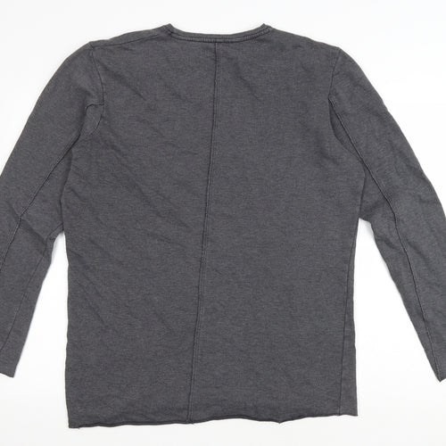 NEUW Mens Grey Polyester Pullover Sweatshirt Size M
