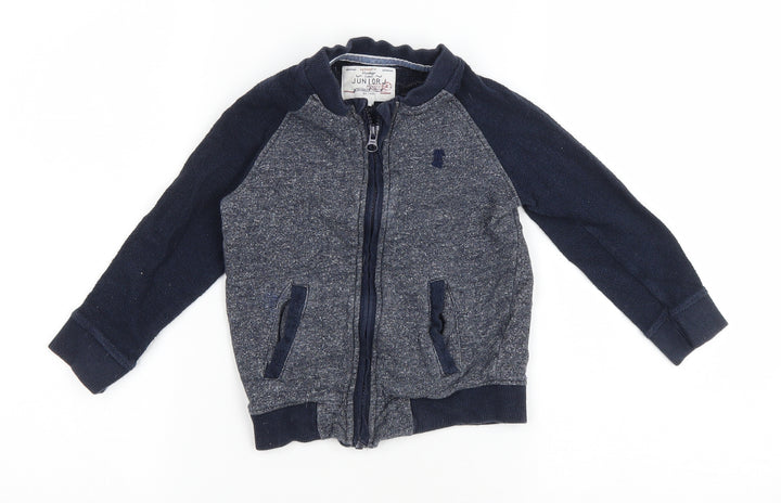 Debenhams Baby Blue Jacket Size 3-6 Months Zip