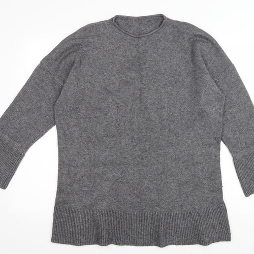 TU Womens Grey Round Neck Viscose Jumper Size L