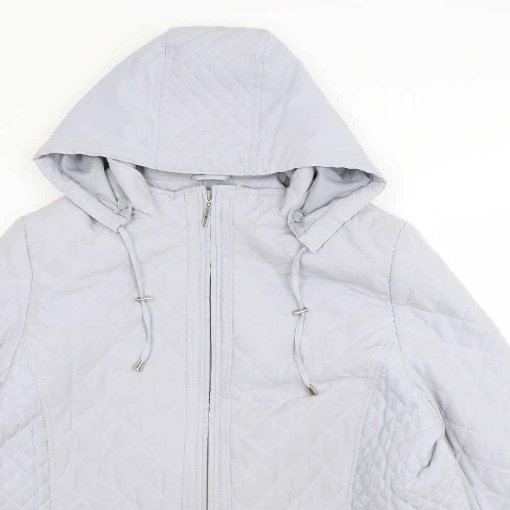 Isle Outerwear Womens Purple Rain Coat Coat Size 16 Zip