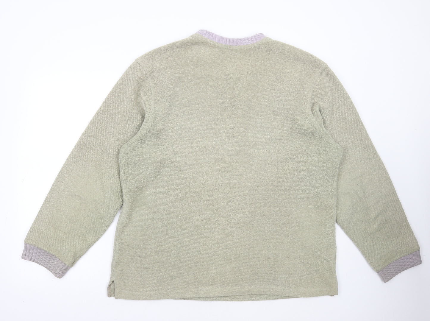 Armando Mens Green Polyester Pullover Sweatshirt Size M