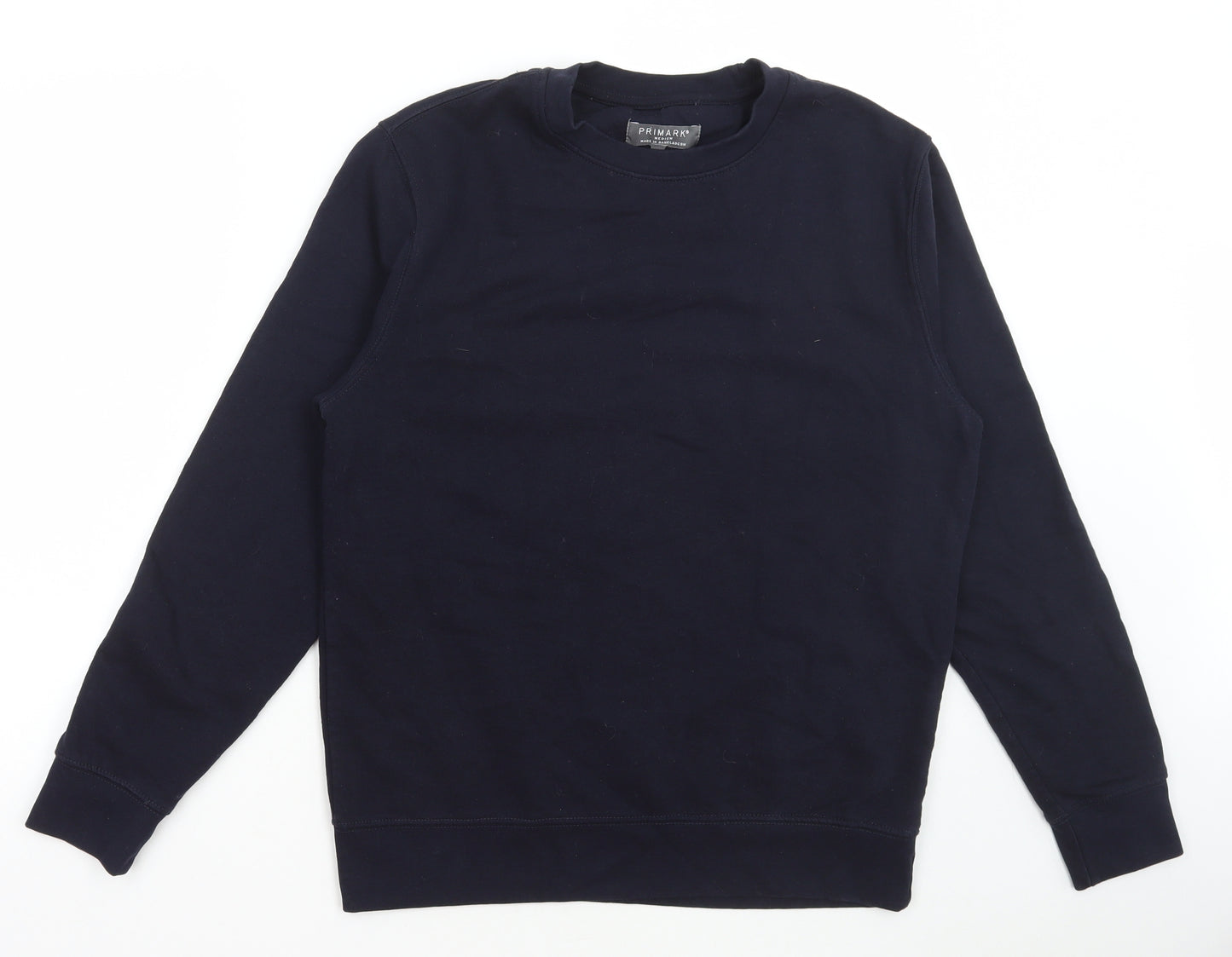 Primark Mens Blue Polyester Pullover Sweatshirt Size M