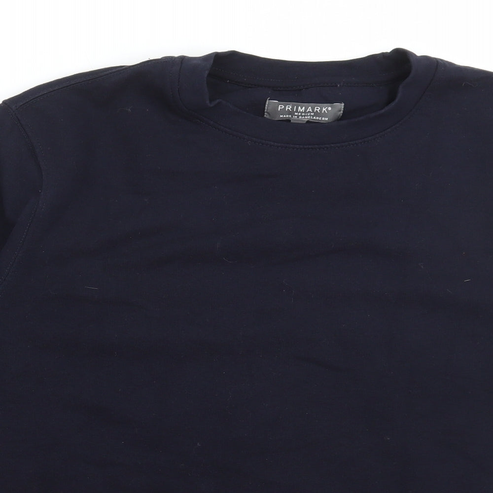Primark Mens Blue Polyester Pullover Sweatshirt Size M