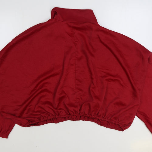 SheIn Womens Red Polyester Basic Blouse Size 3XL V-Neck