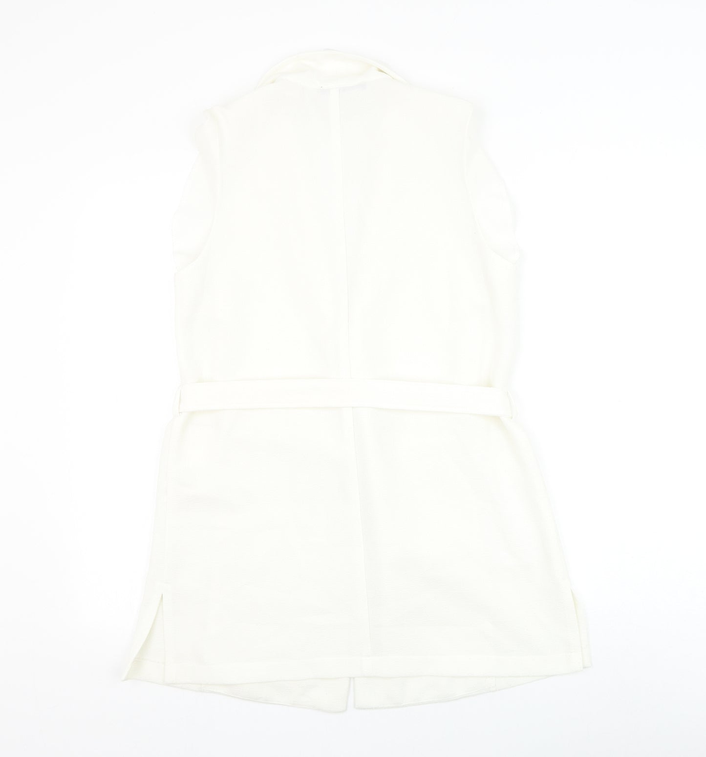 Atmosphere Womens White Jacket Size 10 Tie