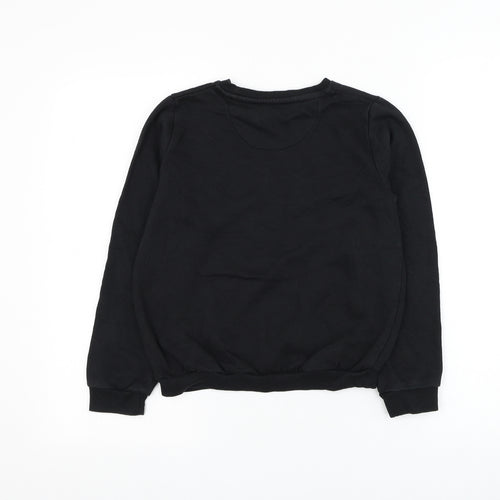 Primark Boys Black Cotton Pullover Sweatshirt Size 10-11 Years Pullover - Tokyo