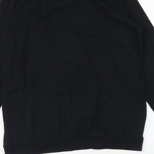 George Girls Black Cotton Pullover Sweatshirt Size 13-14 Years Pullover - Minnie Mouse