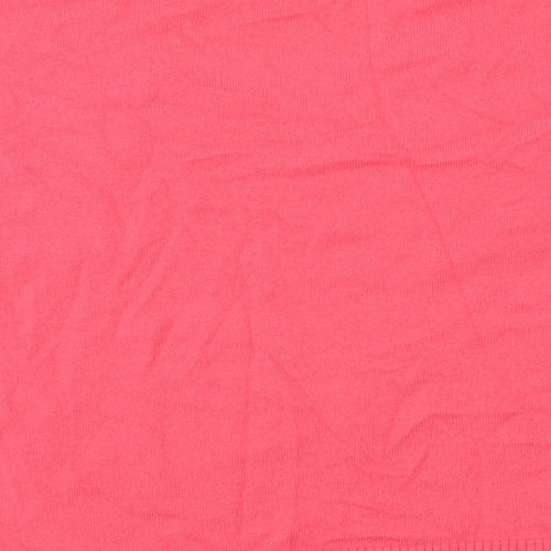 MAX&Co. Womens Pink V-Neck Acrylic Pullover Jumper Size 14