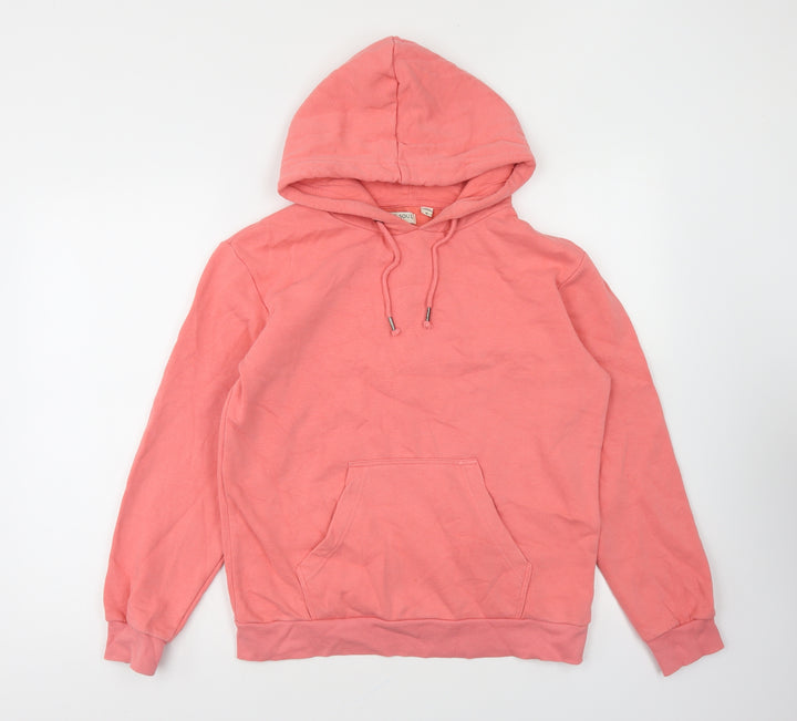 Preworn Womens Pink Cotton Pullover Hoodie Size S Pullover