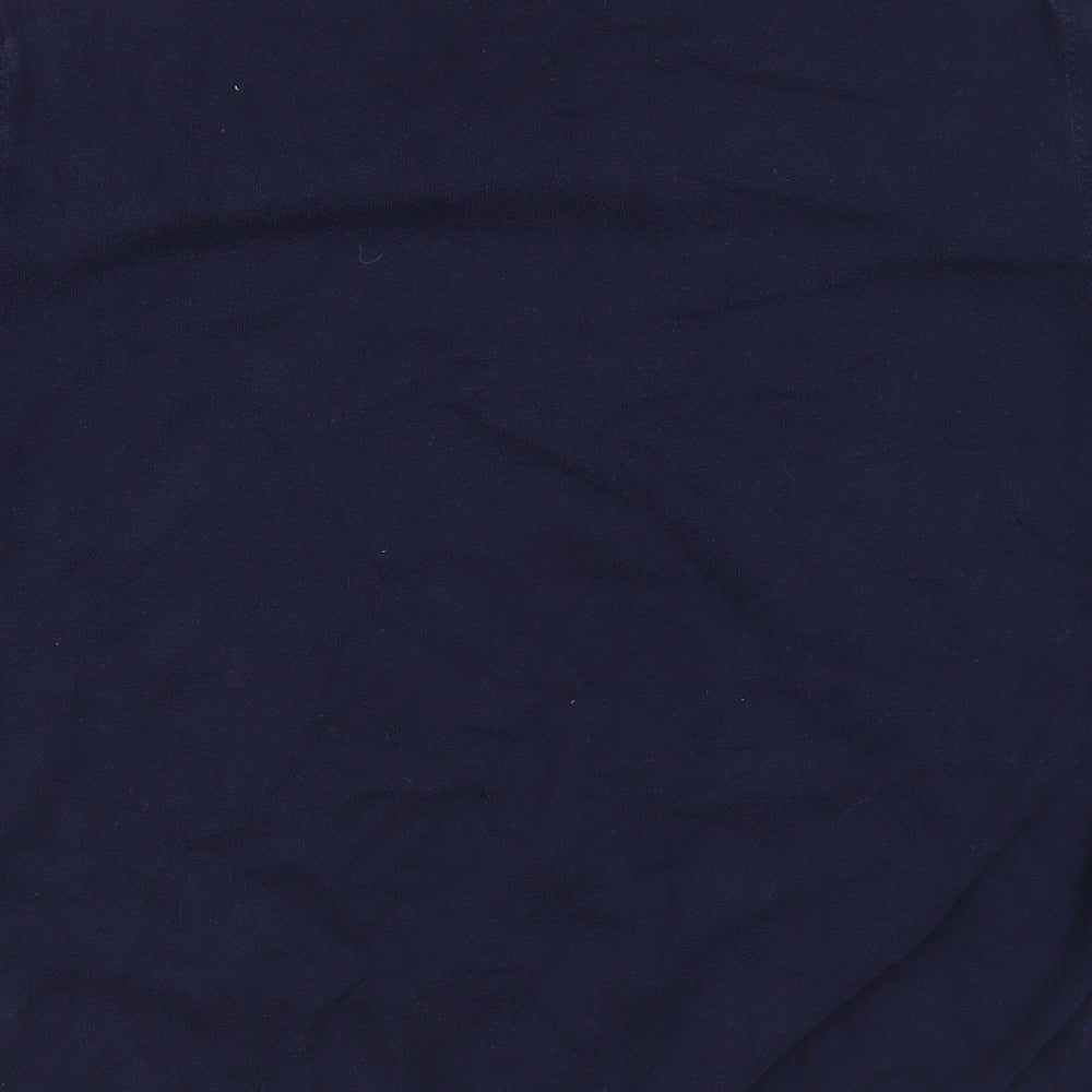 F&F Mens Blue Round Neck Cotton Pullover Jumper Size 2XL