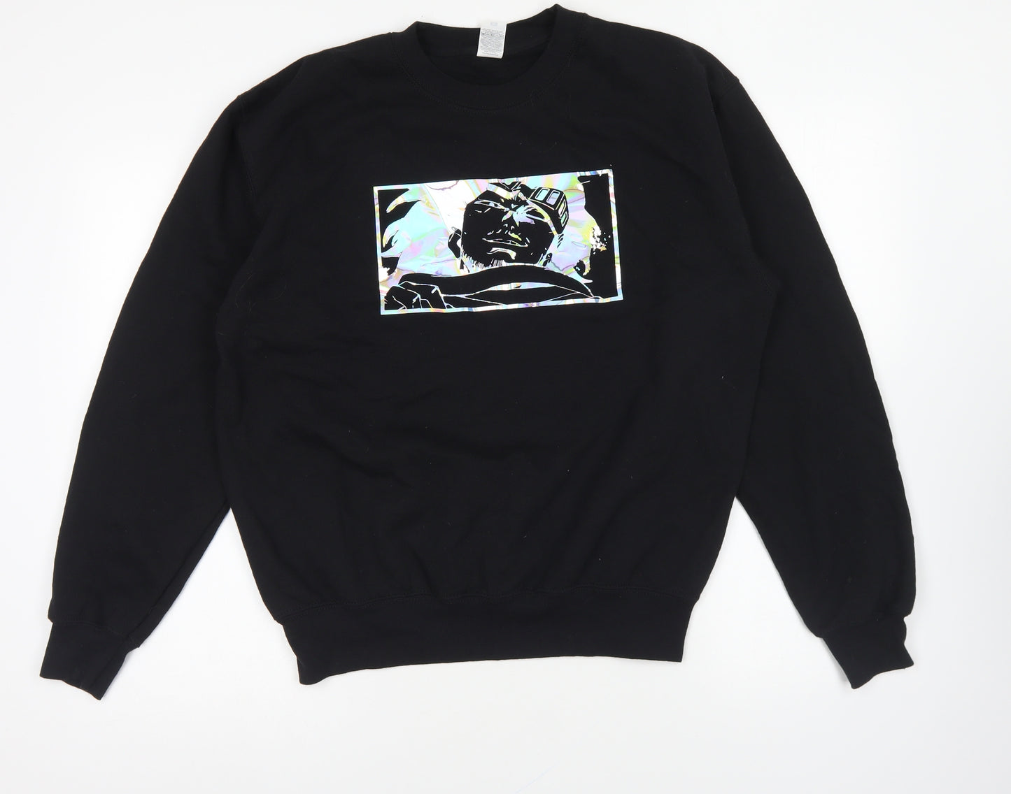 Fruit of the Loom Womens Black Cotton Pullover Sweatshirt Size M Pullover - Eraserhead