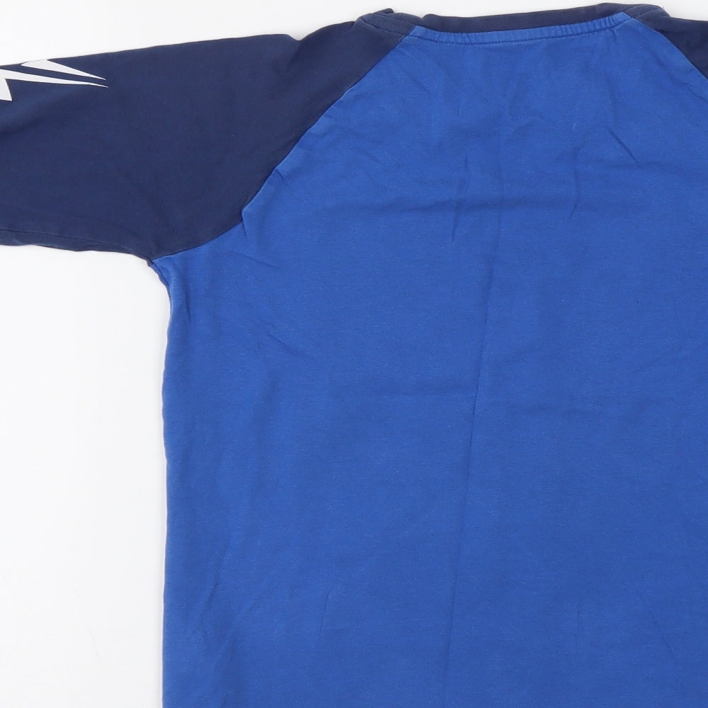 Character Boys Black Cotton Basic T-Shirt Size 9-10 Years Round Neck Pullover - Never Give up