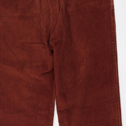 Samuel Windsor Mens Brown Cotton Straight Jeans Size 30 in L28 in Regular Zip