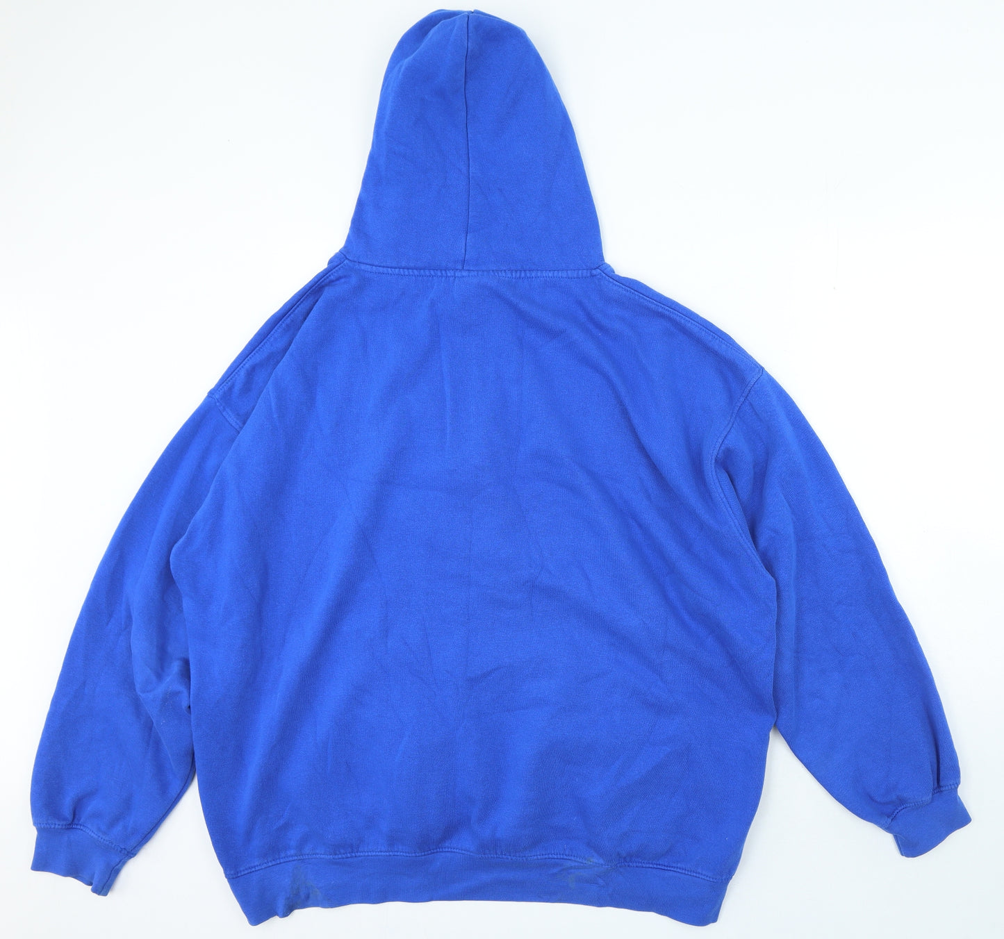 AS Sports Mens Blue Polyester Pullover Hoodie Size XL - Duke