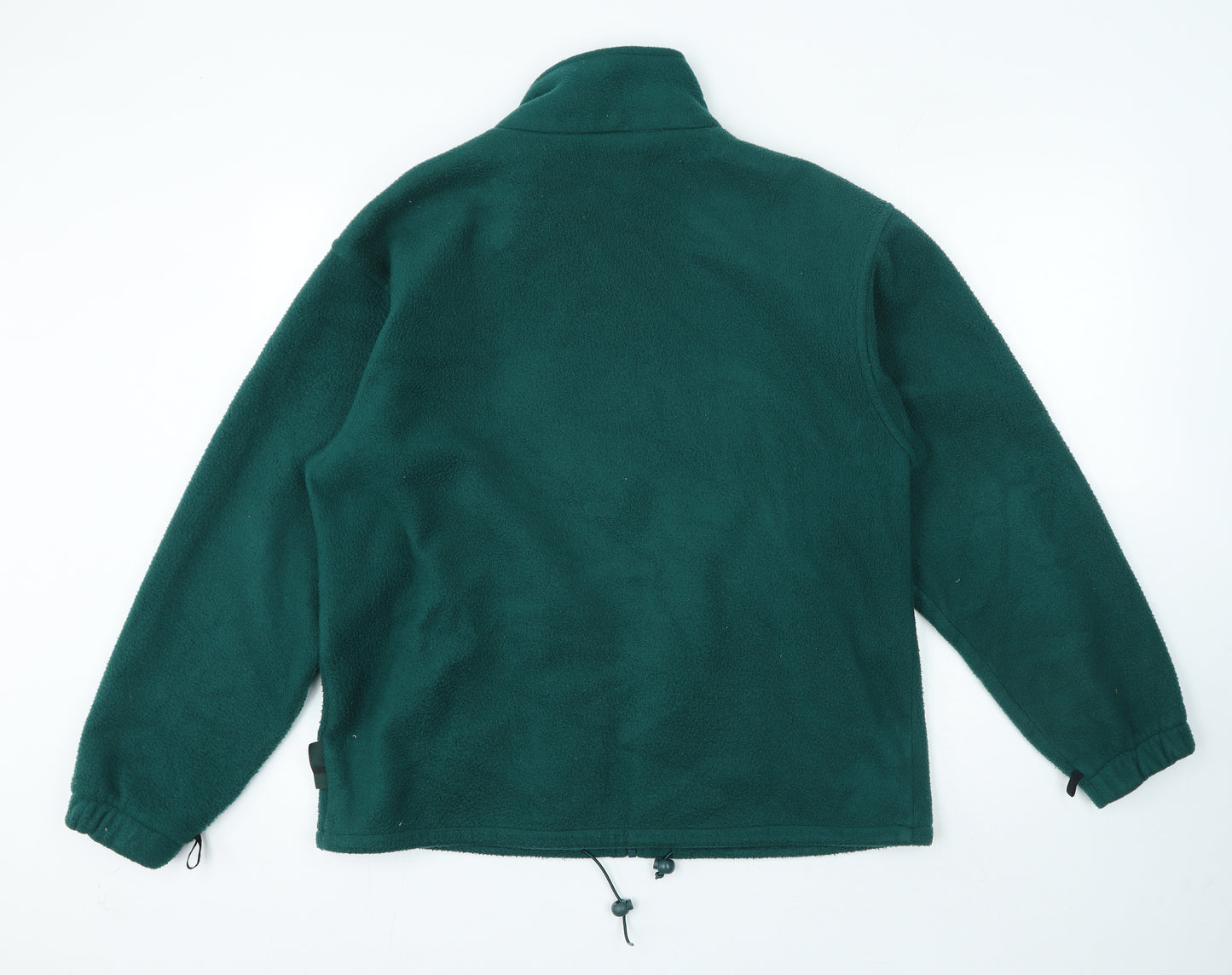 Regatta Mens Green High Neck Polyacrylate Fibre Full Zip Jumper Size L